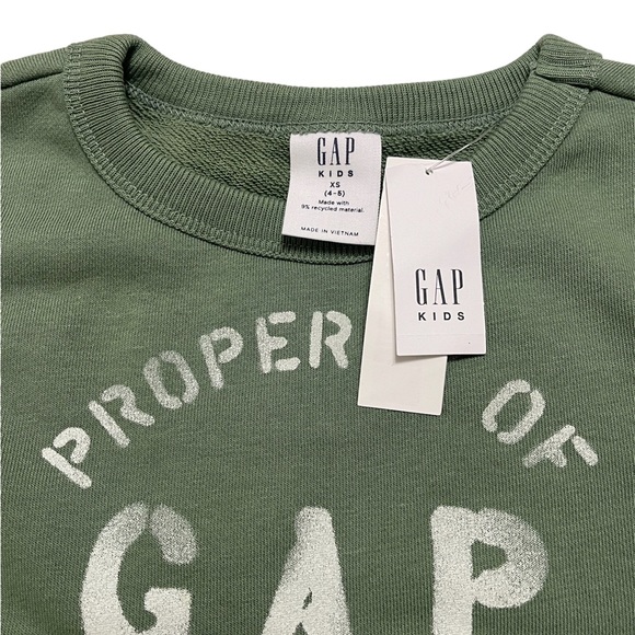 GAP Kids “Property of GAP” Crewneck Sweatshirt - Picture 2 of 7